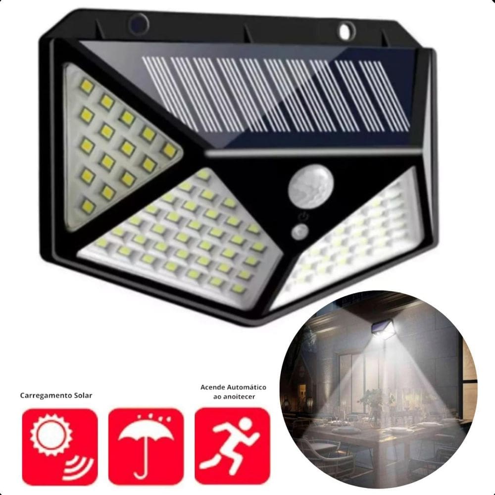 Prisma Luminárias Solares Jardim Luz Potente Com Alta Eficiência