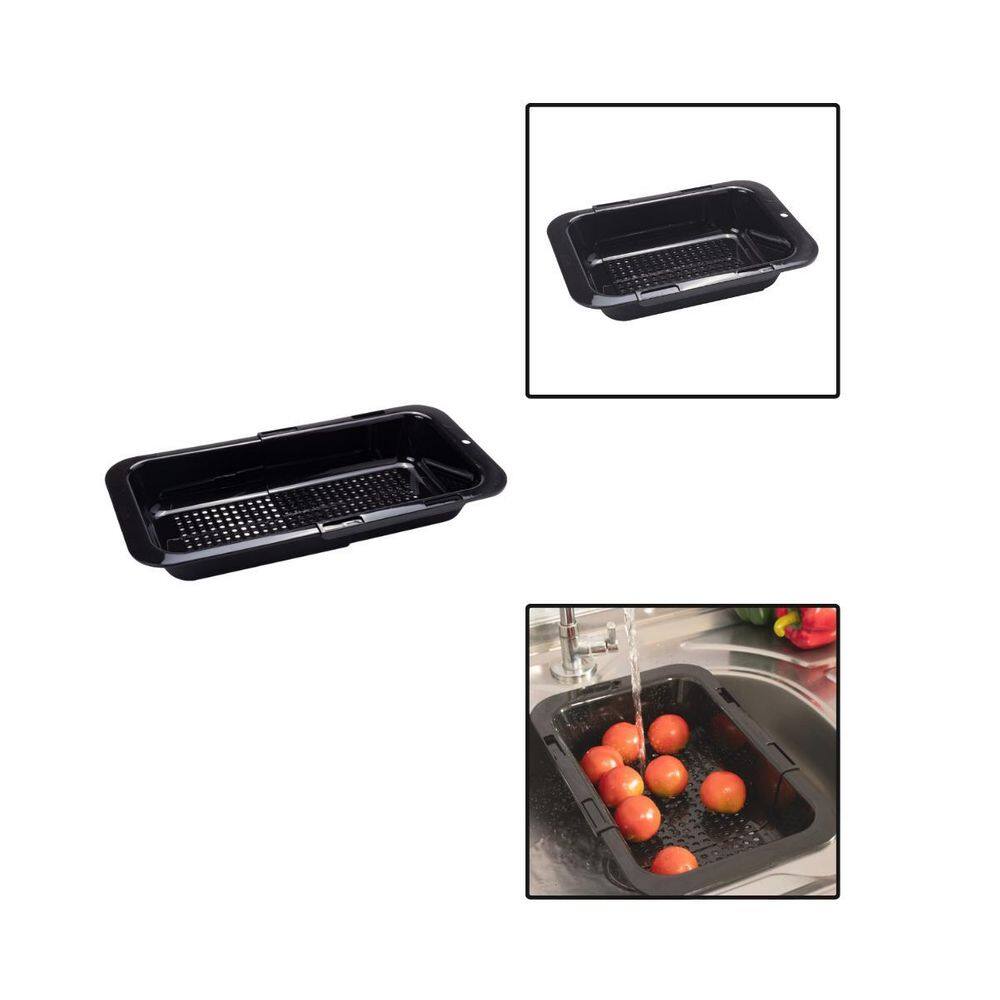 Escorredor Multiuso Extensível De Plástico