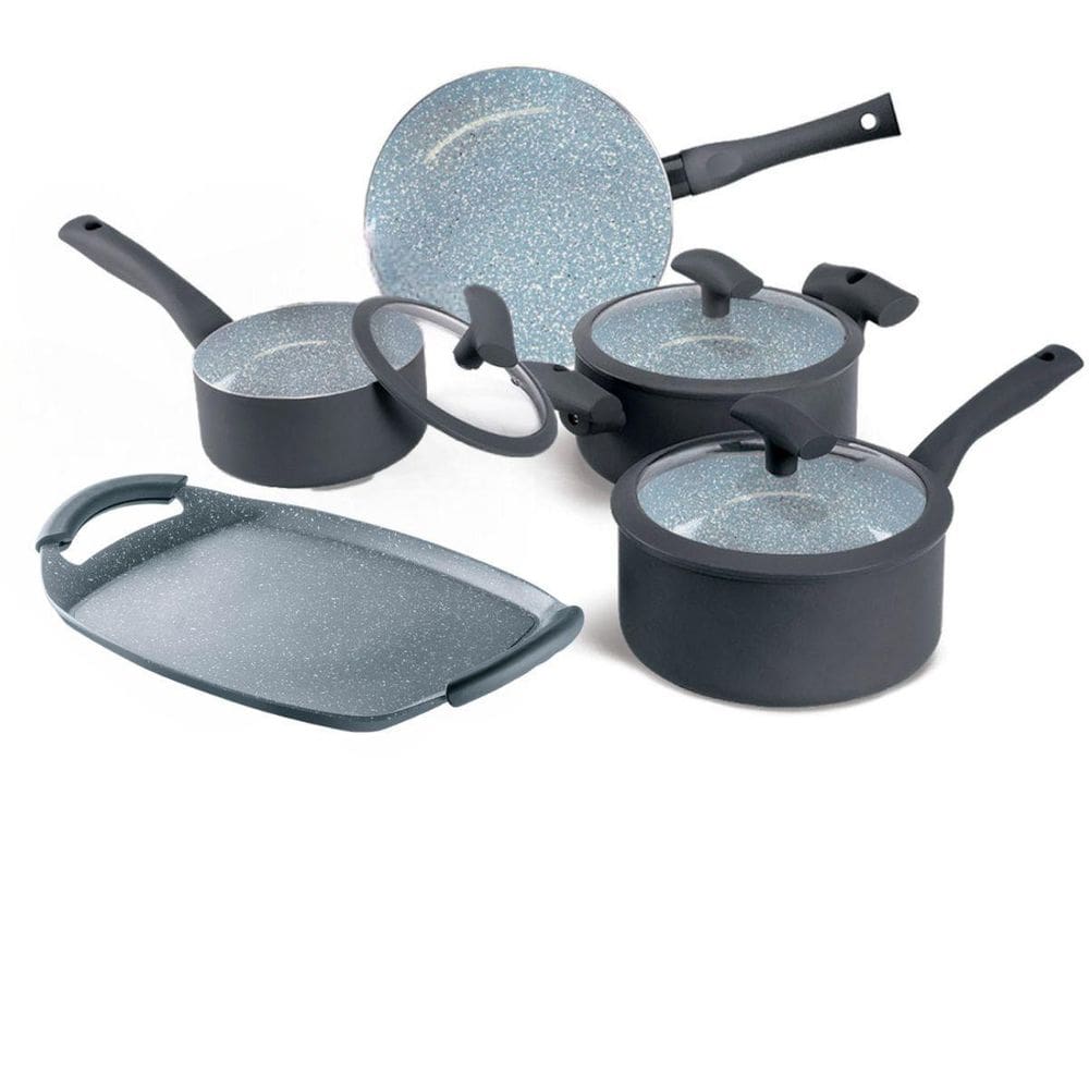 Jogo Panelas Hercules Revestimento Ceramico Indução 5 Peças