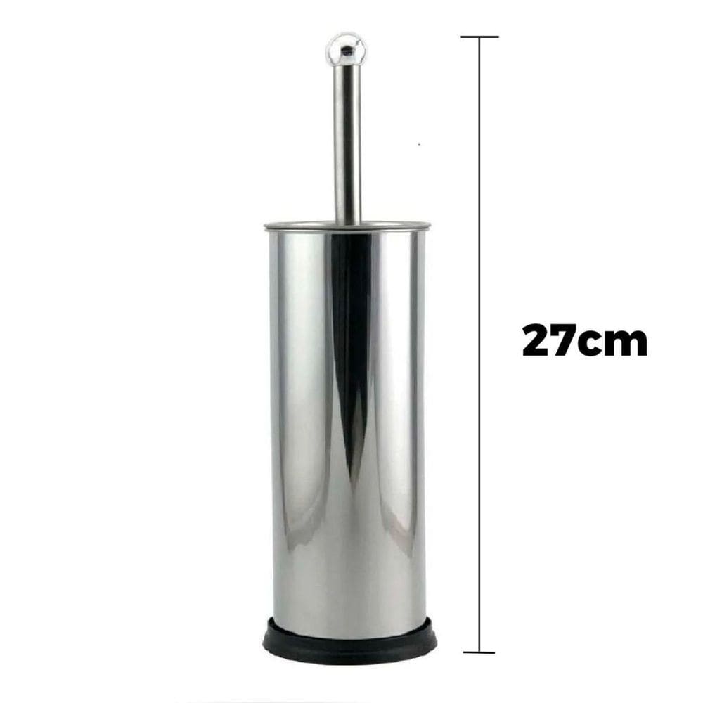 Escova Inox Antiderrapante Vaso Sanitário Limpeza