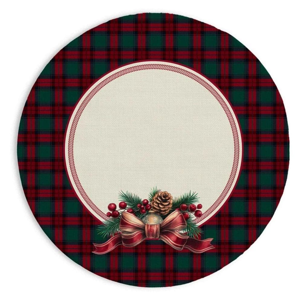 Capa De Sousplat Natalino Noite Feliz 055 2Und 35Cm