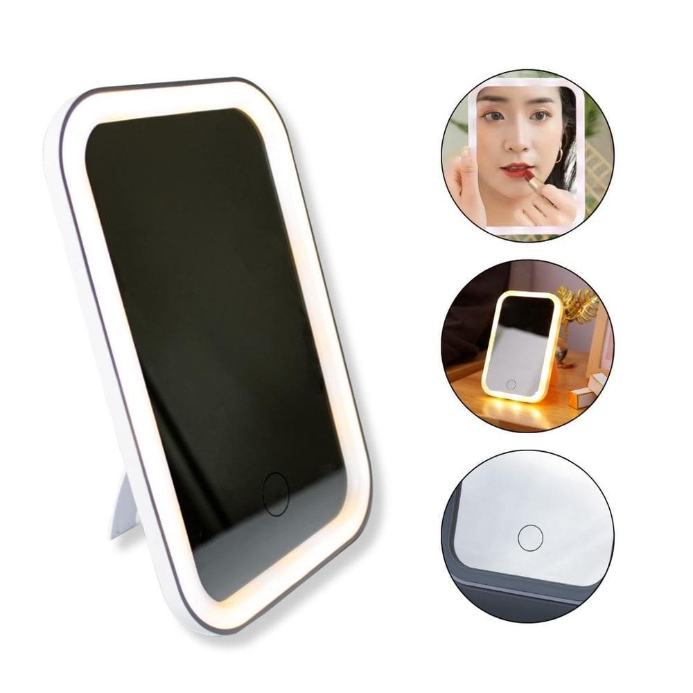 Espelho Touch Luz Led 3 Intensidades Penteadeira Mesa Make