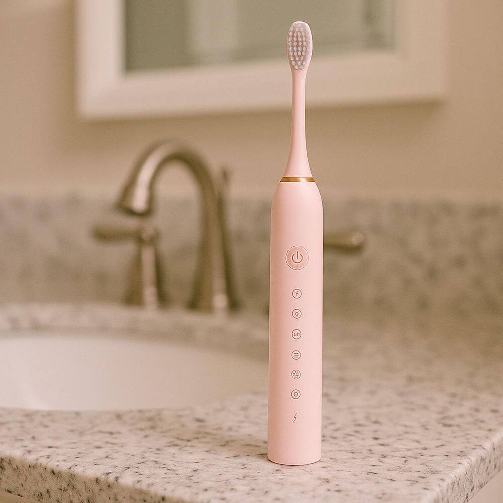 Escova Elétrica Para Limpeza De Dente E Banheiro