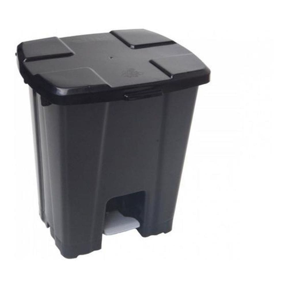 Cesto Lixeira Quadrada Plastica Com Pedal 25 Litros