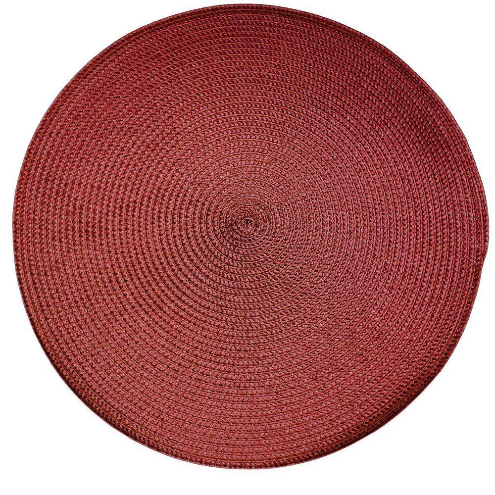 Kit 4 Sousplats Yoi Bordo 38Cmx38Cm