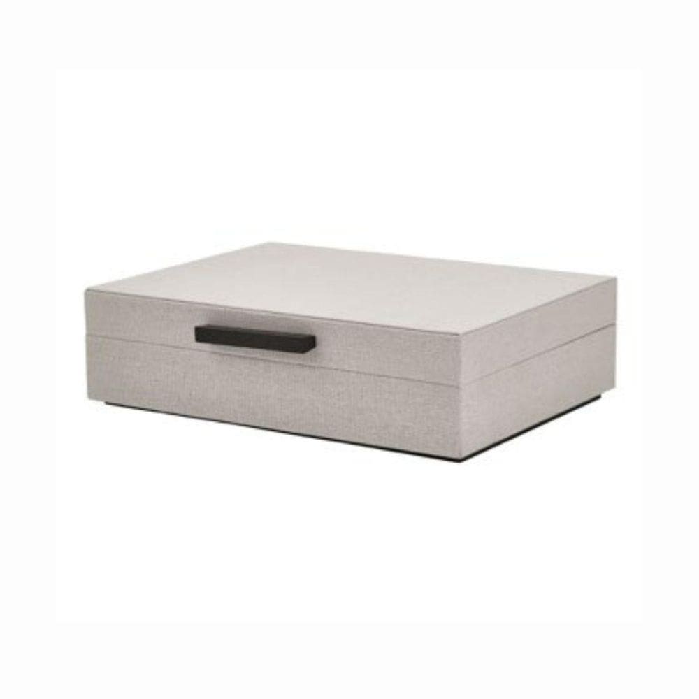Caixa Organizadora Em Mdf E Linho 17947 8,5X28X22,5Cm Mart