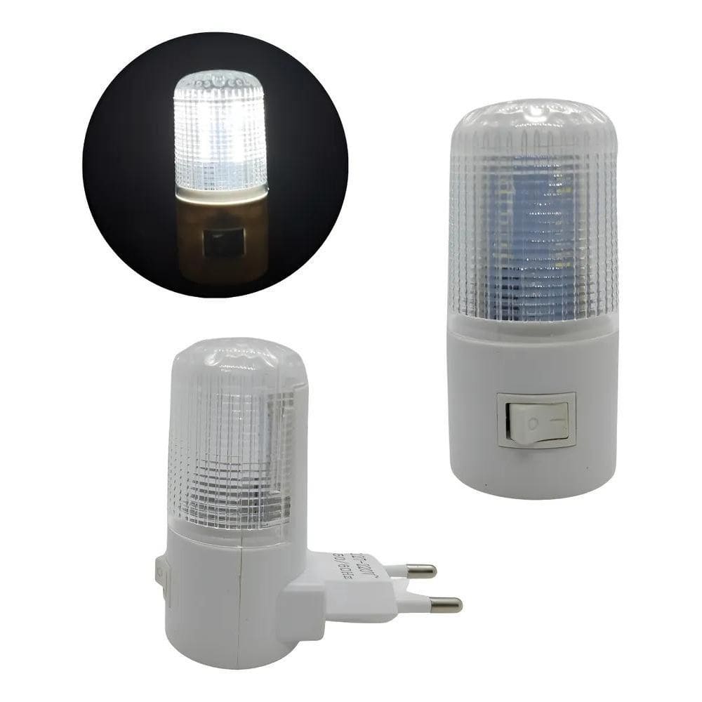 Luminária Abajur Luz Noturna Para Idoso Mini Abaju De Tomada