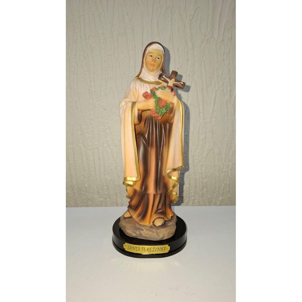 Santa Terezinha Religiosa De Resina 22Cm