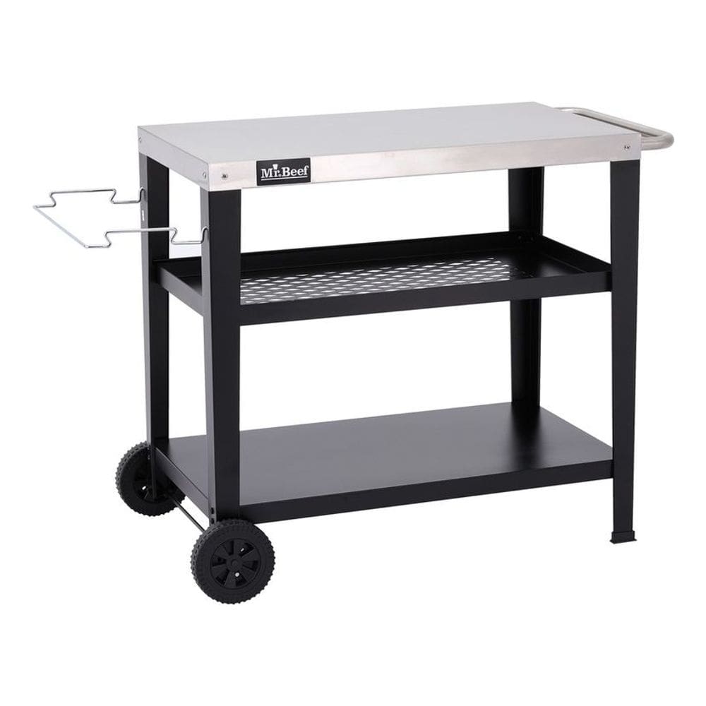 Mesa De Apoio Lateral Externa Churrasqueira Com Rodas