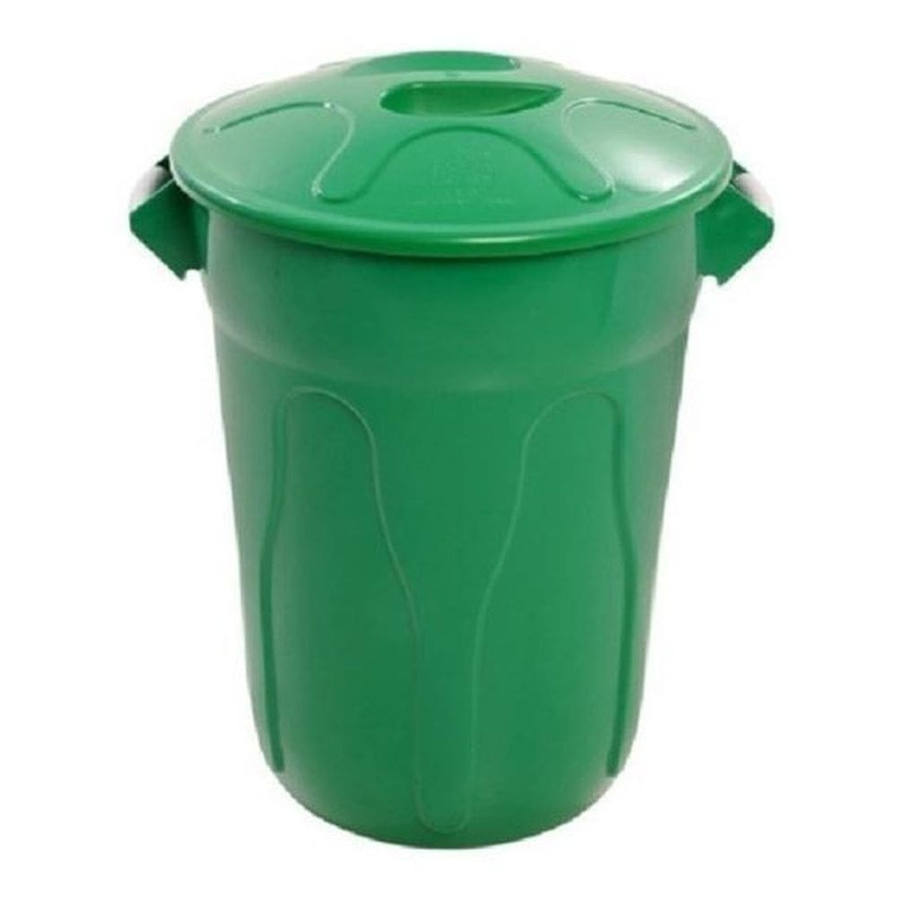 Cesto De Lixo Tipo Balde 100 Litros Verde