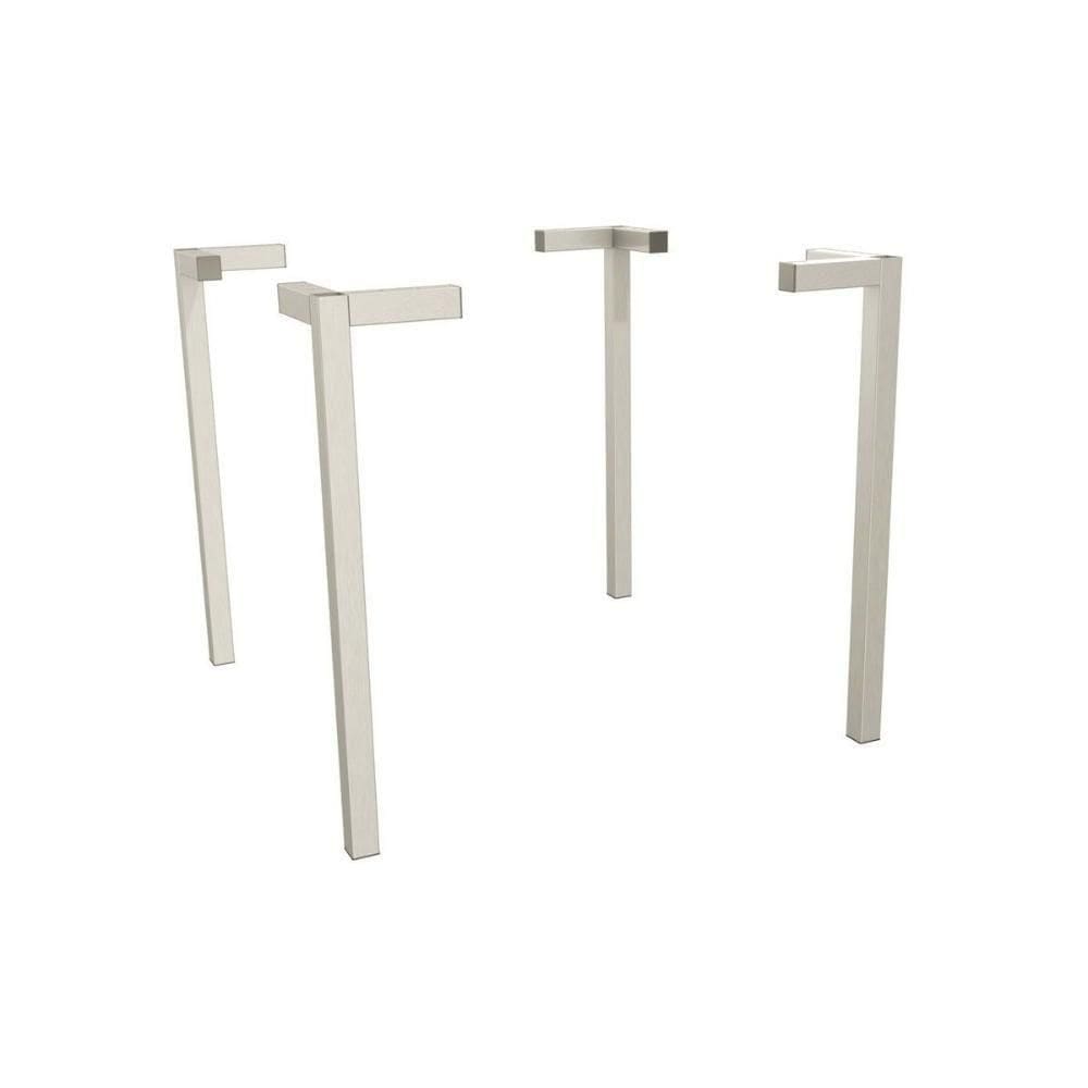 Base Mesa De Jantar Santorini M089 Aço S- Tampo Branco - Kappesberg