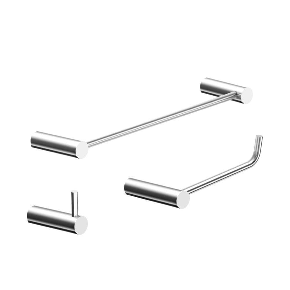 Kit Acessório Banheiro Alto Brilho 3 Peças Grego Metal 2030or