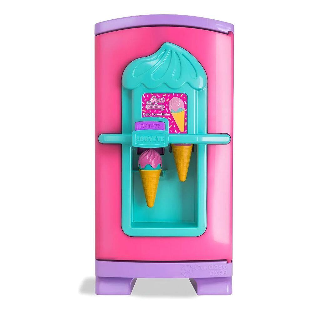 Brinquedo Geladeira Gela Sorvetinho Sweet Fantasy Cardoso Toys