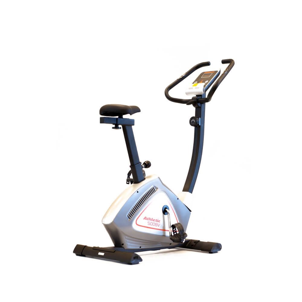 Bicicleta Athletic 500BV Semiprofissional Suporta 110kg 8 níveis magnéticos disco de Inércia de 5kg para casa/condomínio