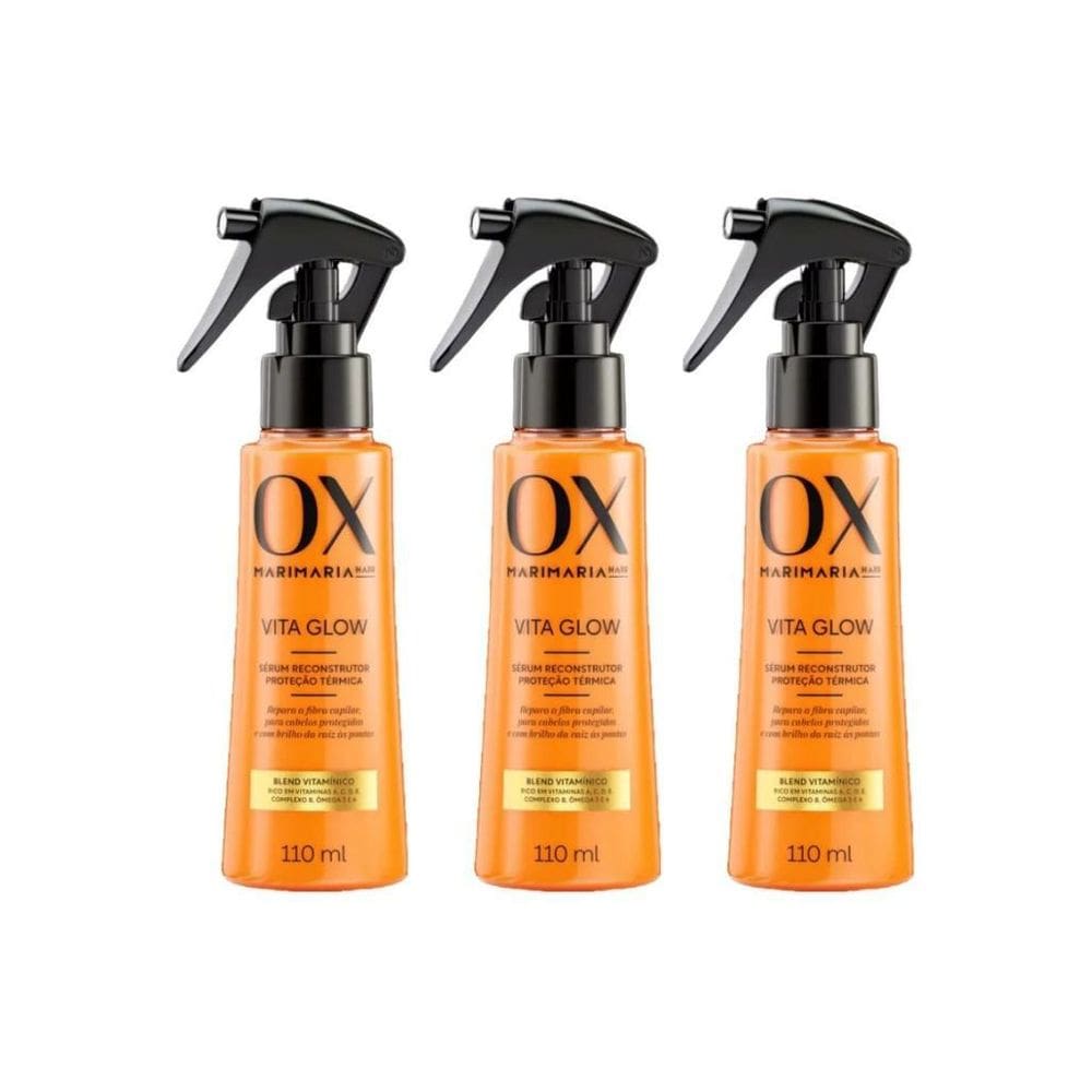 Serum Capilar Ox 110Ml Mari Maria Vita Glow Reconstrutor-3Un