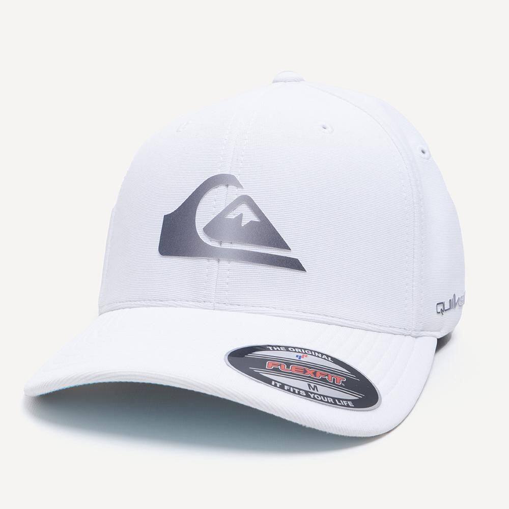 Boné Quiksilver Aba Curva Gradient Logo Wordblock S26 Branco