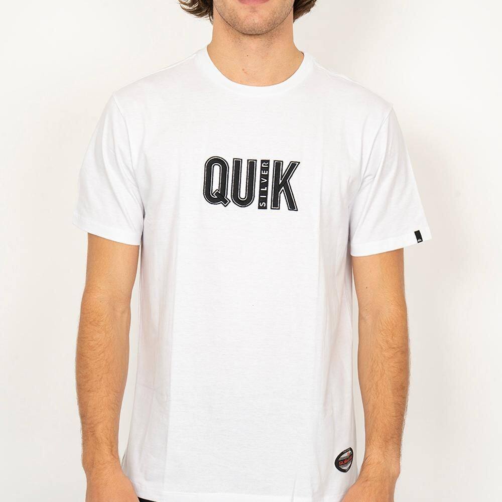 Camiseta Quiksilver Emb Quik Outdoor PS SM26 Branco