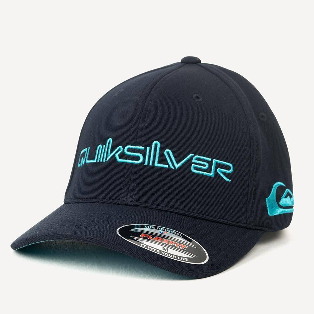 Boné Quiksilver Aba Curva Emb Type Down Word SM26 Navy