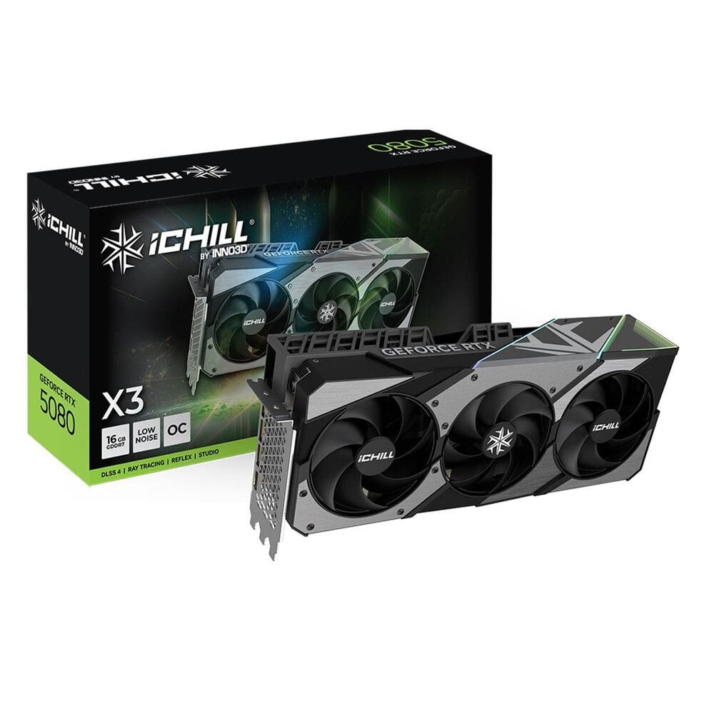 Gpu INNO3D Geforce RTX 5080 ICHILL X3 V2 16GB 256 BITS GDDR7 C50803-16D7X-176069R