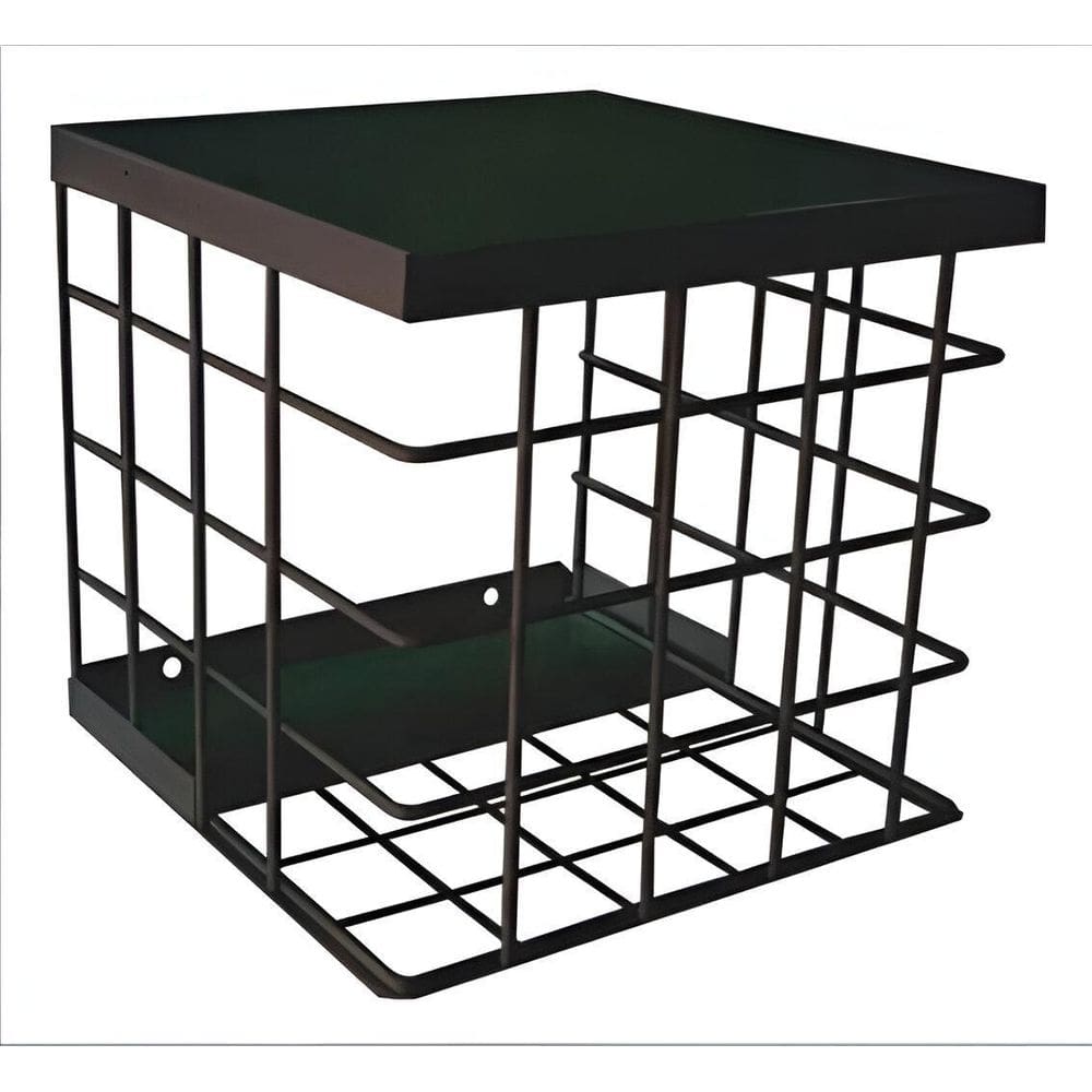 Grade De Proteção Quadrada Para Câmera Segurança Cftv Preta