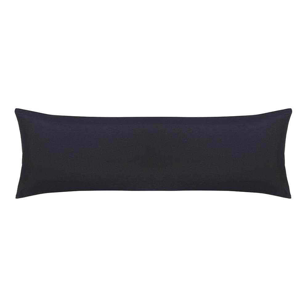 Fronha Body Pillow Altenburg Toque Acetinado 40cm x 130cm Preto
