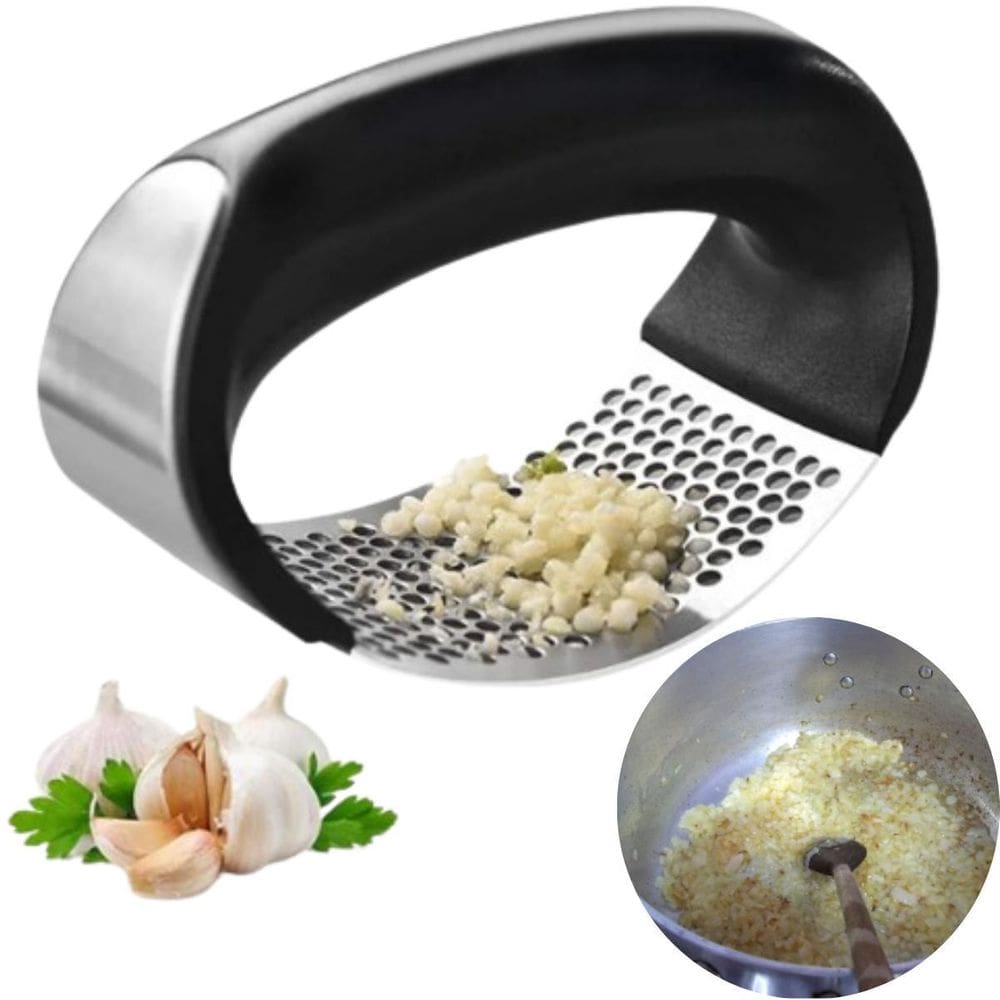 Espremedor De Alho Manual Inox Para Restaurantes