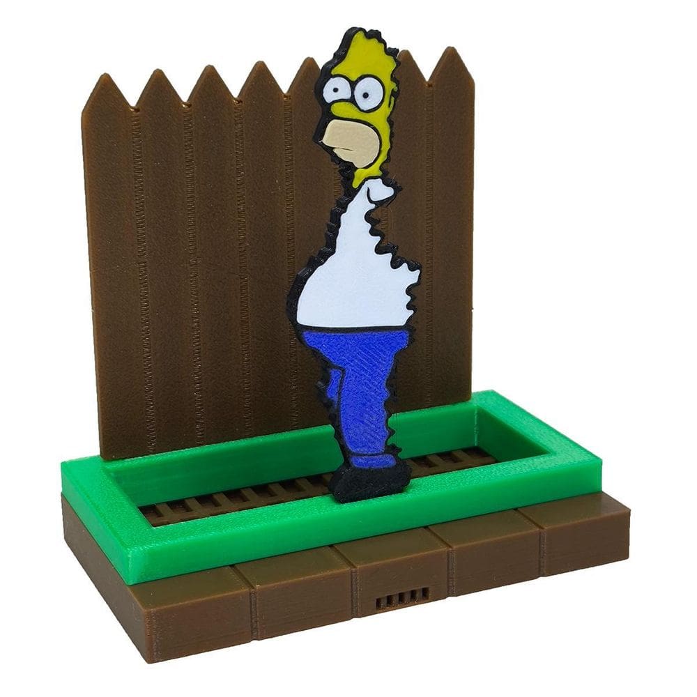 Porta Esponja De Pia Homer Bucha Simpson Cerca 3D