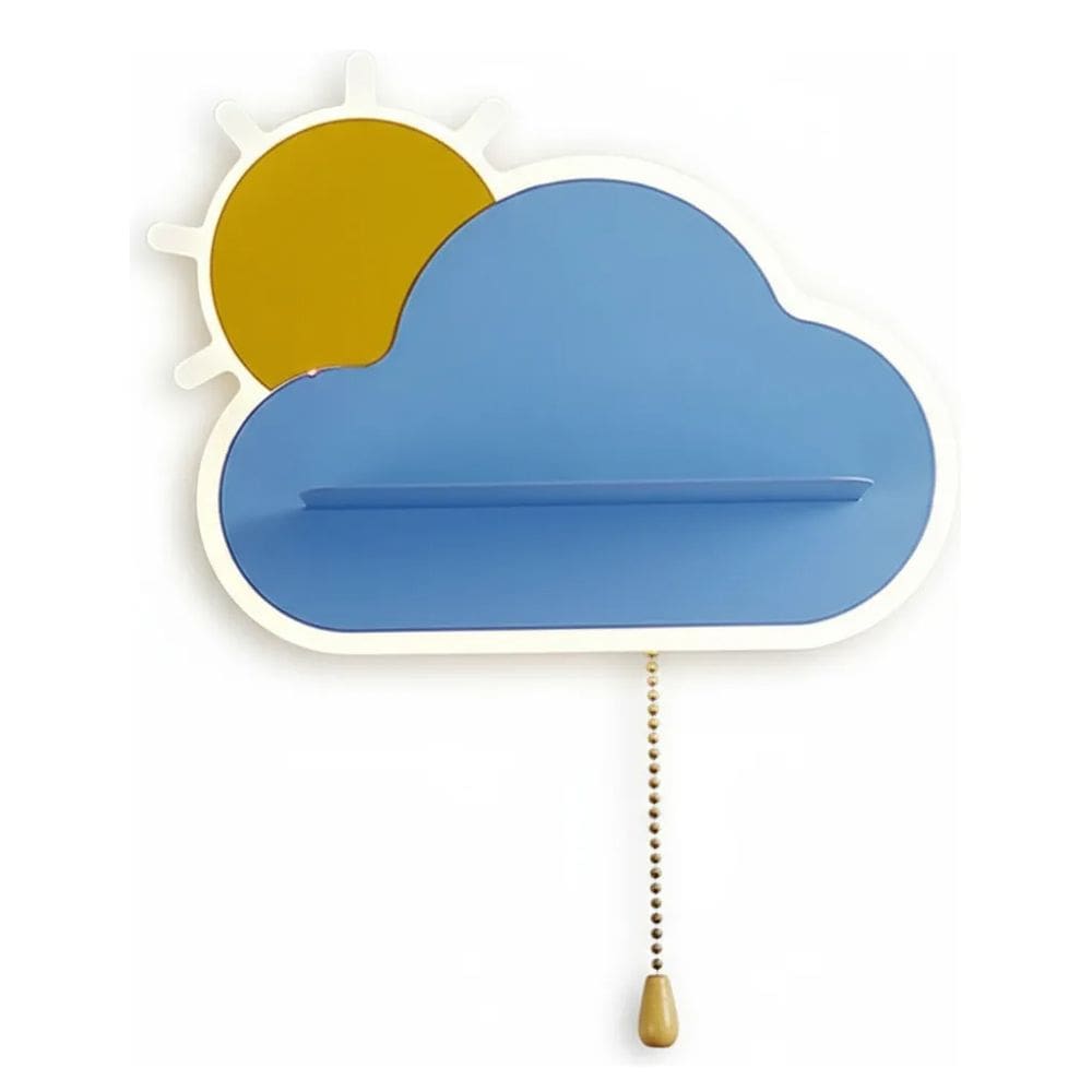 Arandela Nuvem Azul 25cm Led 12W 3 em 1 Bivolt LA1045 Delis