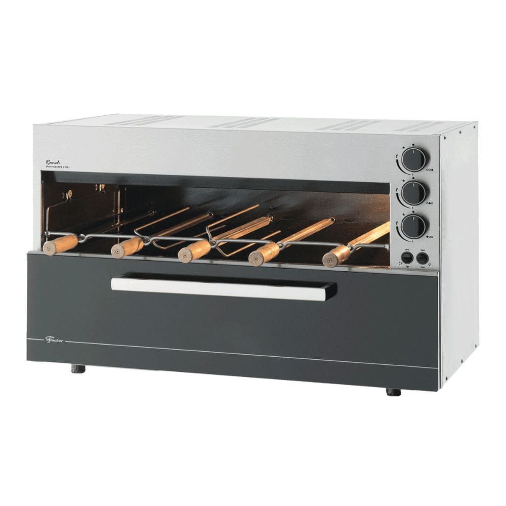 Churrasqueira a Gas Ranch 5 Espetos Fischer