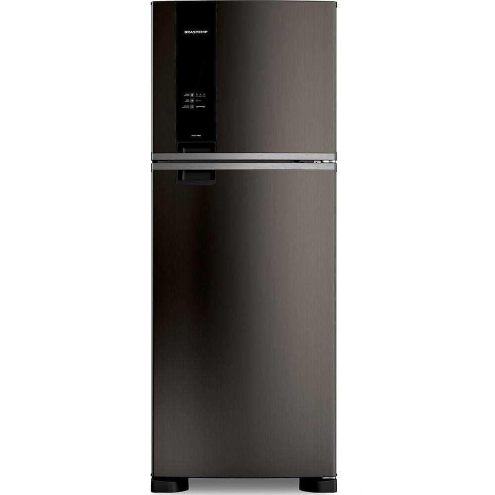 Refrigerador de 02 Portas Brastemp Frost Free A+++ 463 Litros Black Inox com Fresh Box e Cold Room - BRM55FE