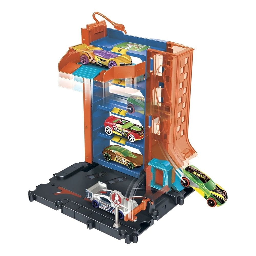 Pista Hot Wheels City Garagem Estacionamento HDR28 Mattel