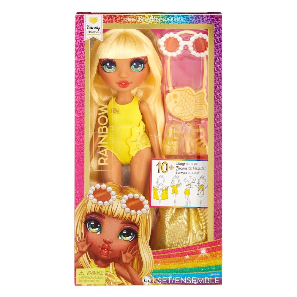 Boneca Sunny Madison Rainbow High Com Acessórios - MGA
