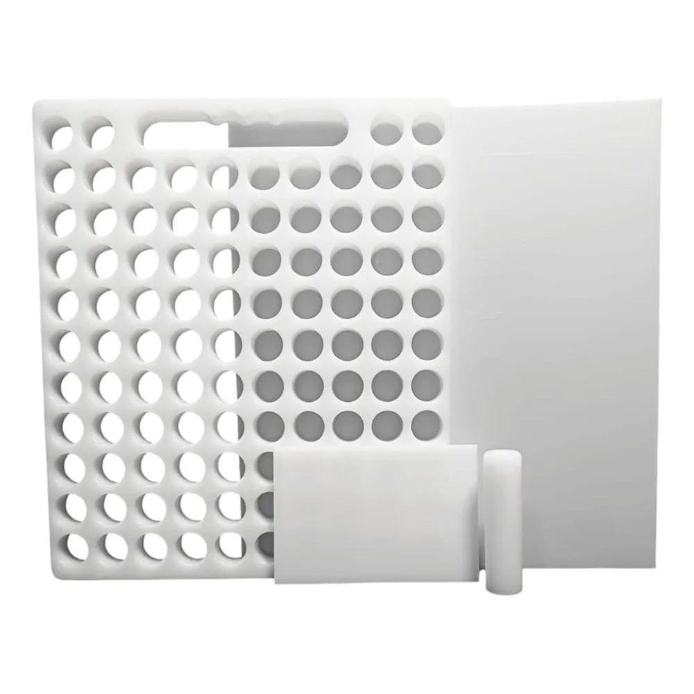 2X Placa Porcionadora De Doces  Brigadeiro, Beijinho  Mix Fo