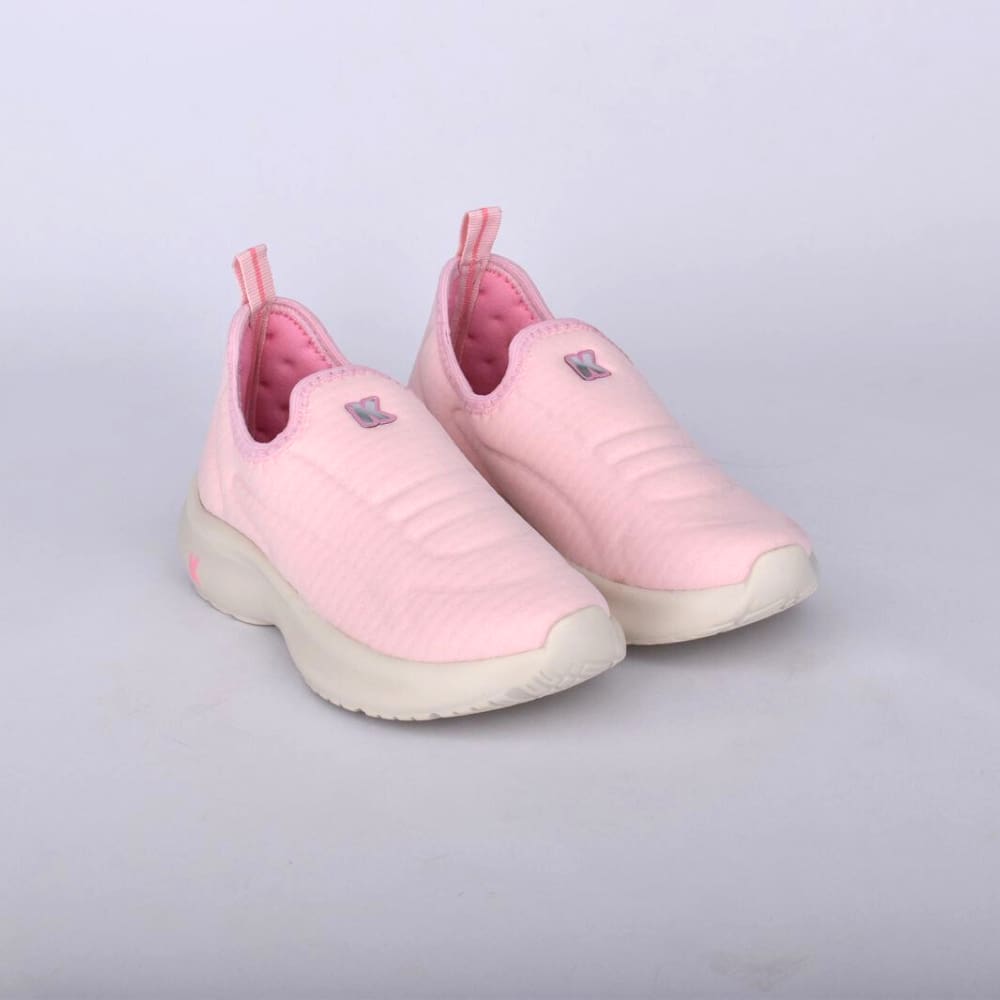 Tênis Kidy Nuvem Nude e Rosa