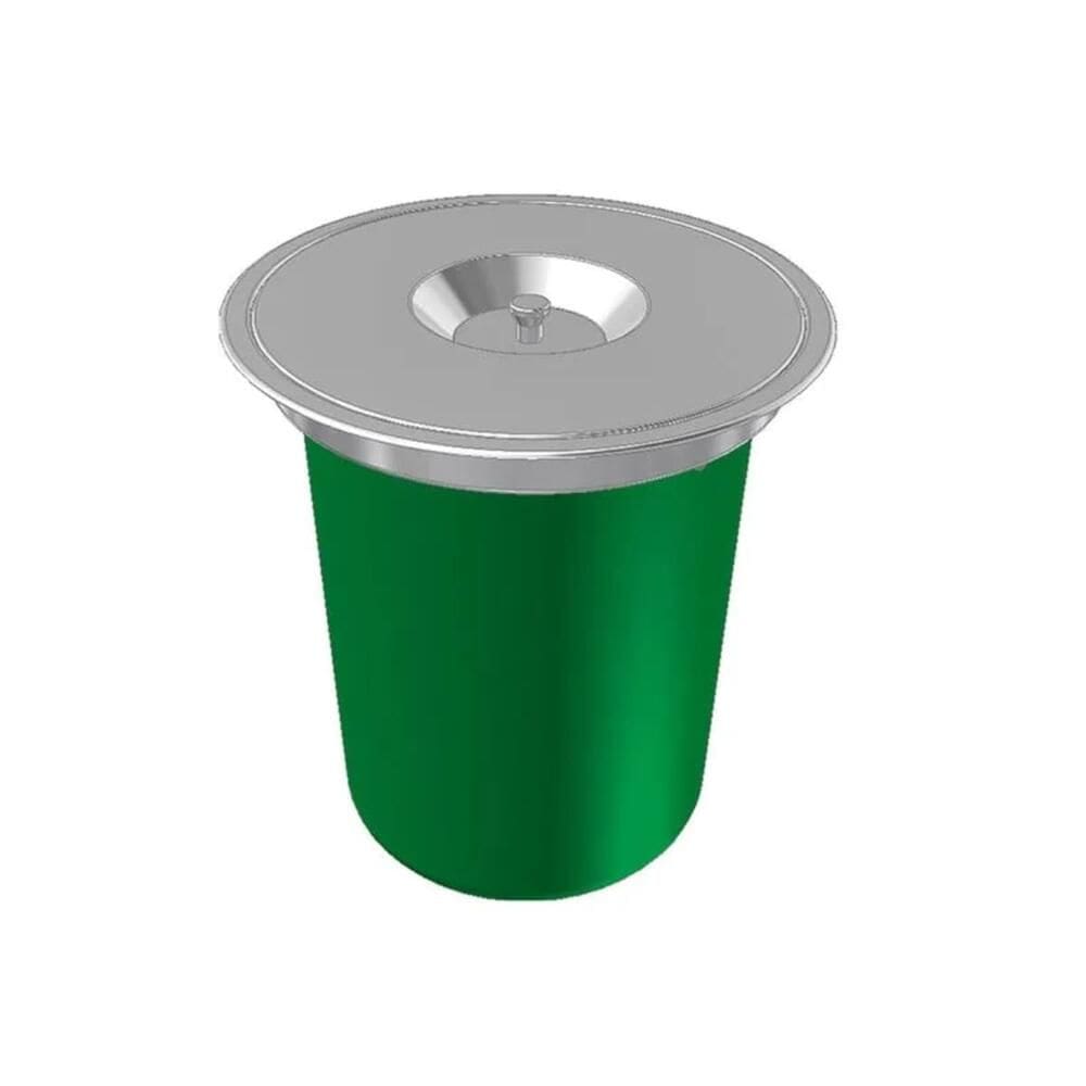 Lixeira de Sobrepor Redonda Franke Balde Removível - 12 Litros