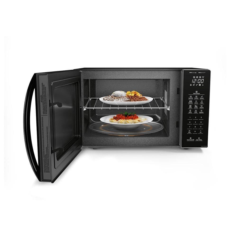 Microondas Panasonic Dupla Refeição 34L Black | Extra