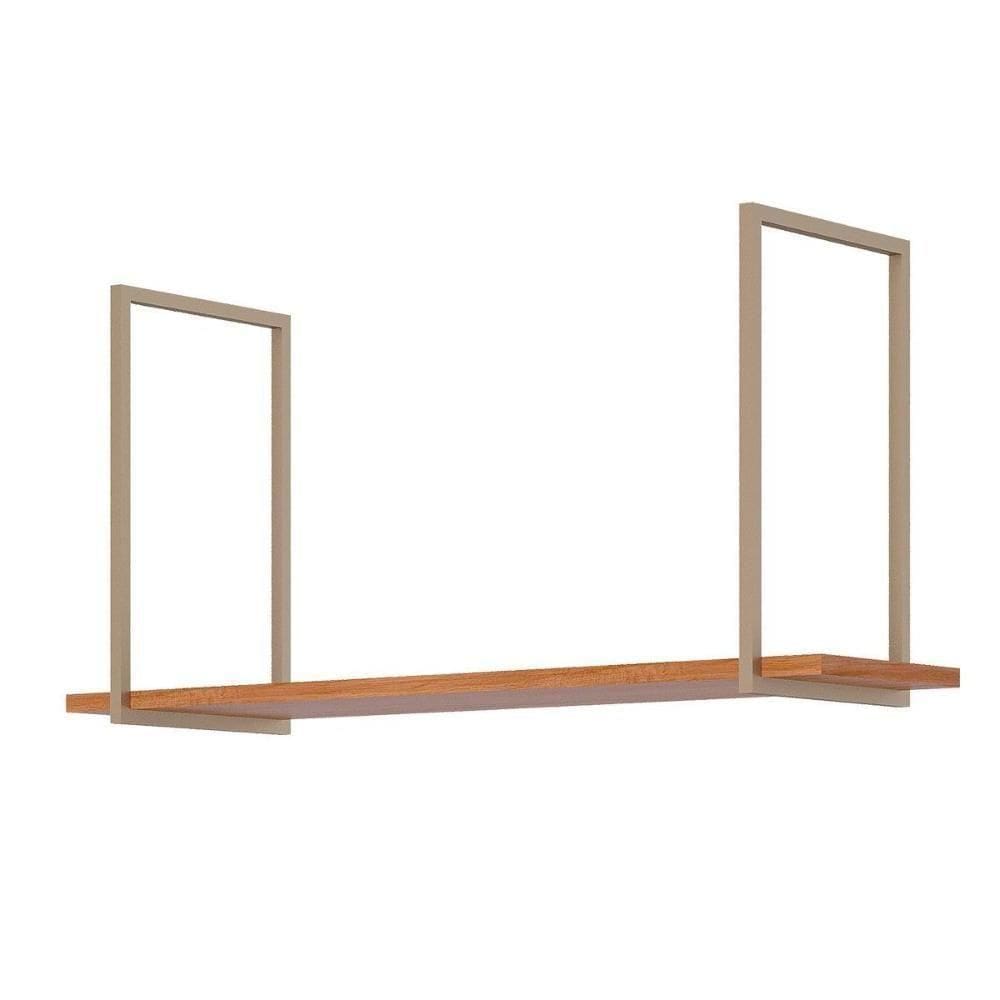 Módulo Cozinha Mgm Bella Prateleira Suspensa 125cm Cinamomo-mgm