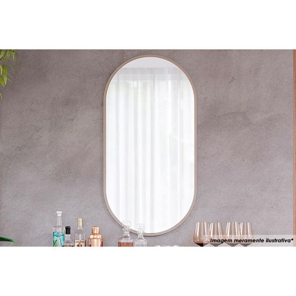 Espelho De Sala Jade Off White - Cimol