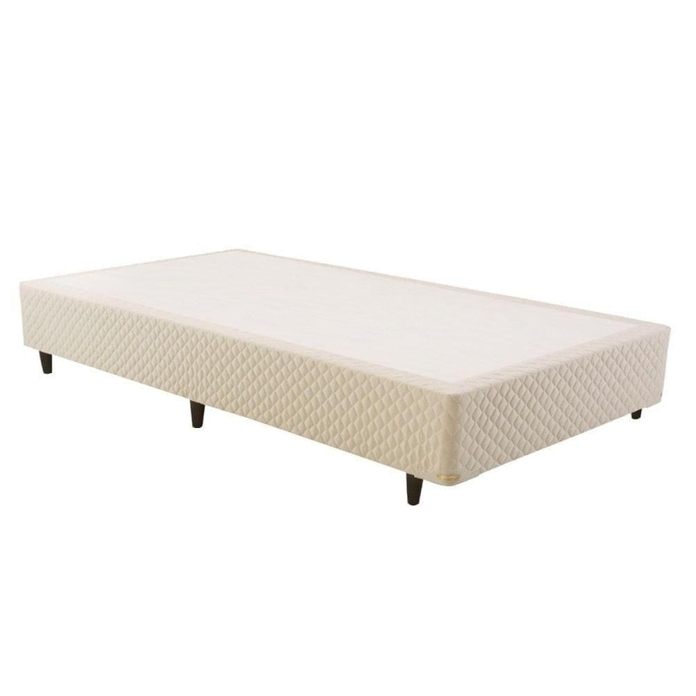Cama Box Base Solteiro Triumph Bordado White (88x188x20) - Herval
