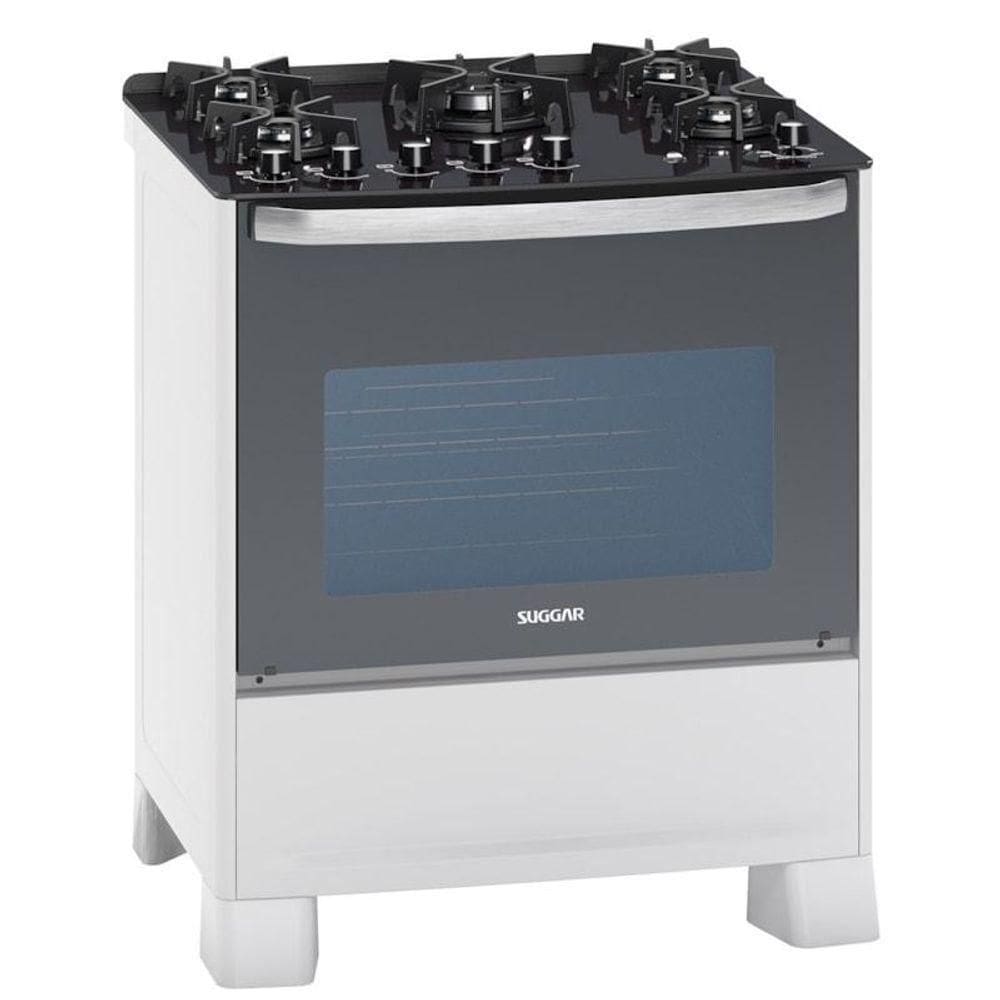 Fogão Master Grill 5 Queimadores Branco Suggar 220V