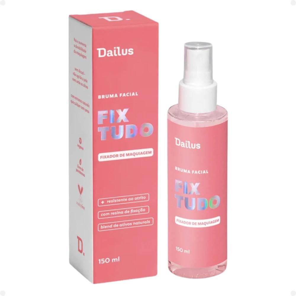 Bruma Facial Dailus Fix Tudo Fixador De Maquiagem 150ml
