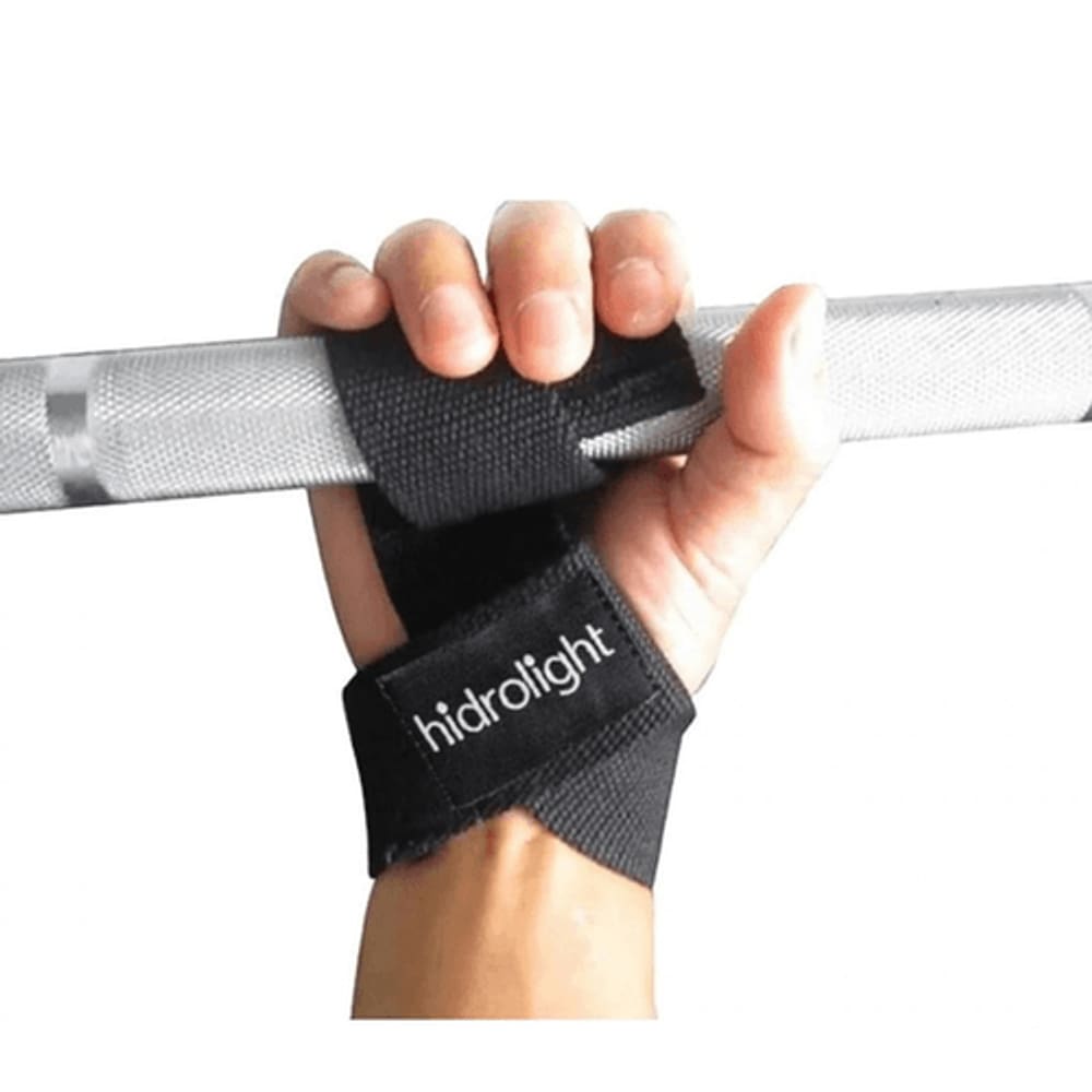 Par Strap Basic para Levantamento Peso de Academia - Fita Luva Munhequeira Crosstraining Treino Musculação Hidrolight