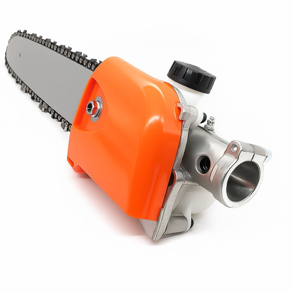 Motopoda Ponteira Adaptador Roçadeira + Sabre + Corrente 26mm 9 Estrias