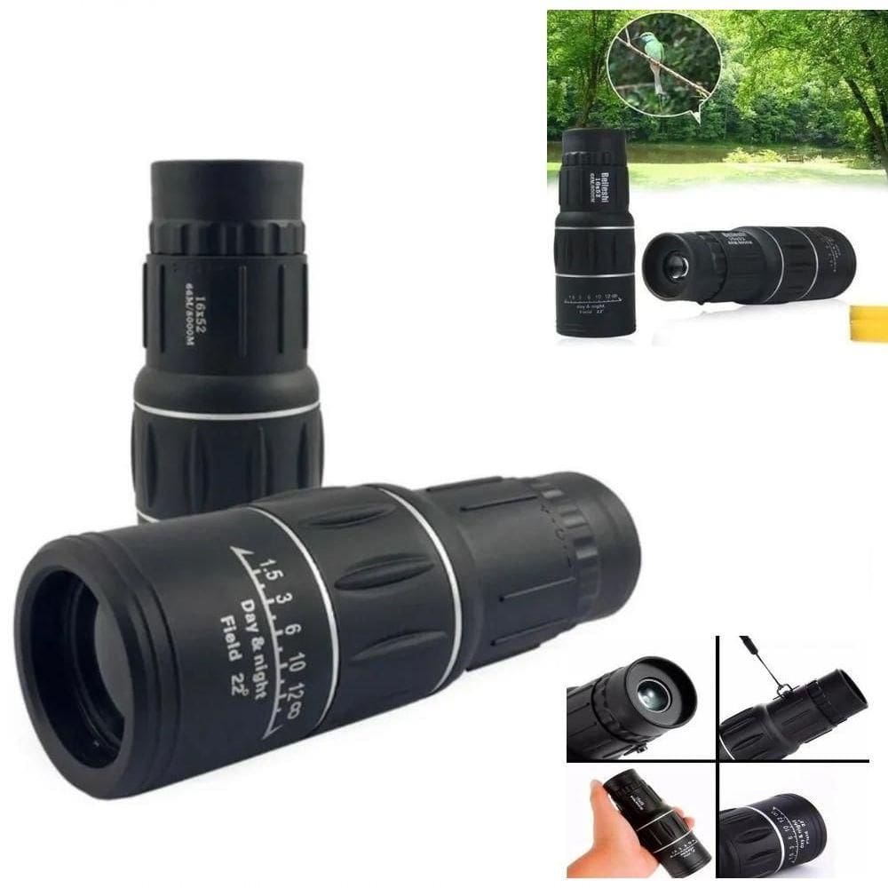 Monoculo Longo Alcance 8km Profissional Binoculo Tatico Luneta Visao Noturna Telescopio Espiao 8000m