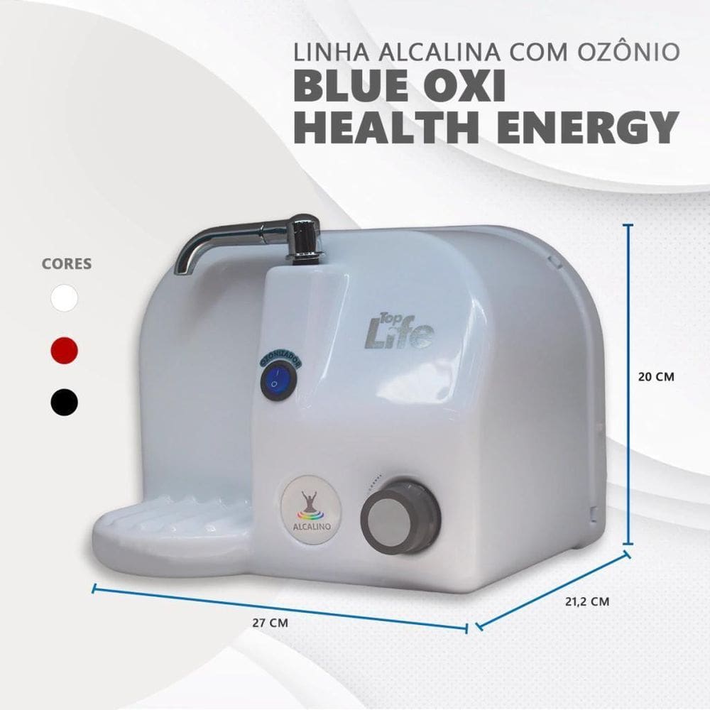 Filtro De Água Alcalina Com Ozonio 220V Natural Branco