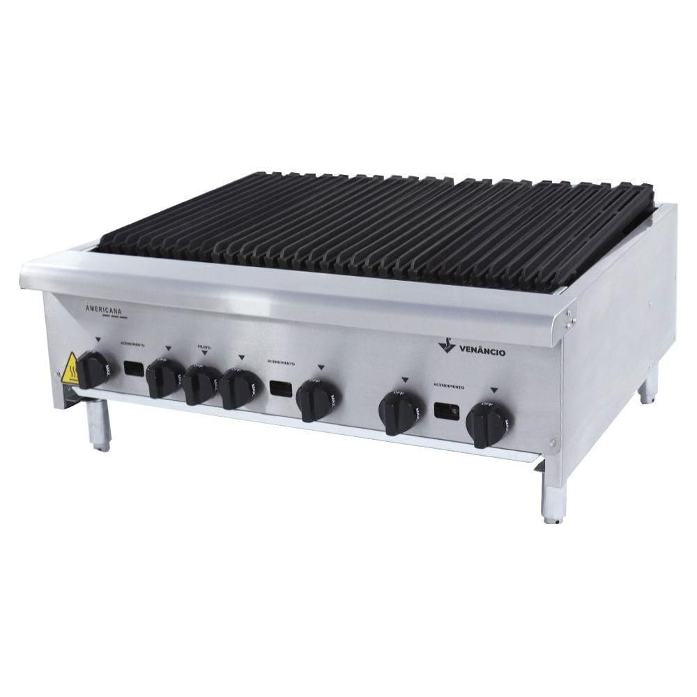 Charbroiler Venâncio 90 cm Profissional a Gás Cgg90 Gás Natural