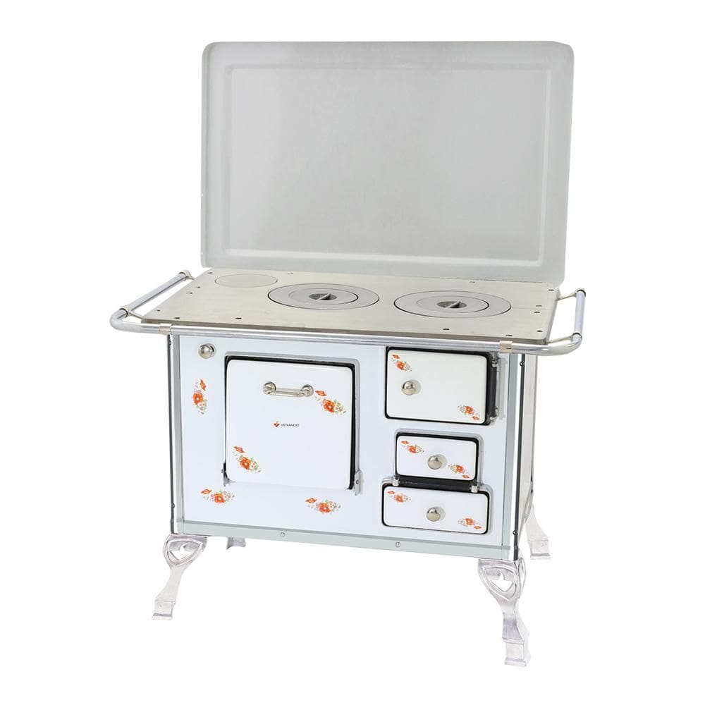 Fogão a Lenha Tradicional 02 Florido com Tampa FLSCX Venancio