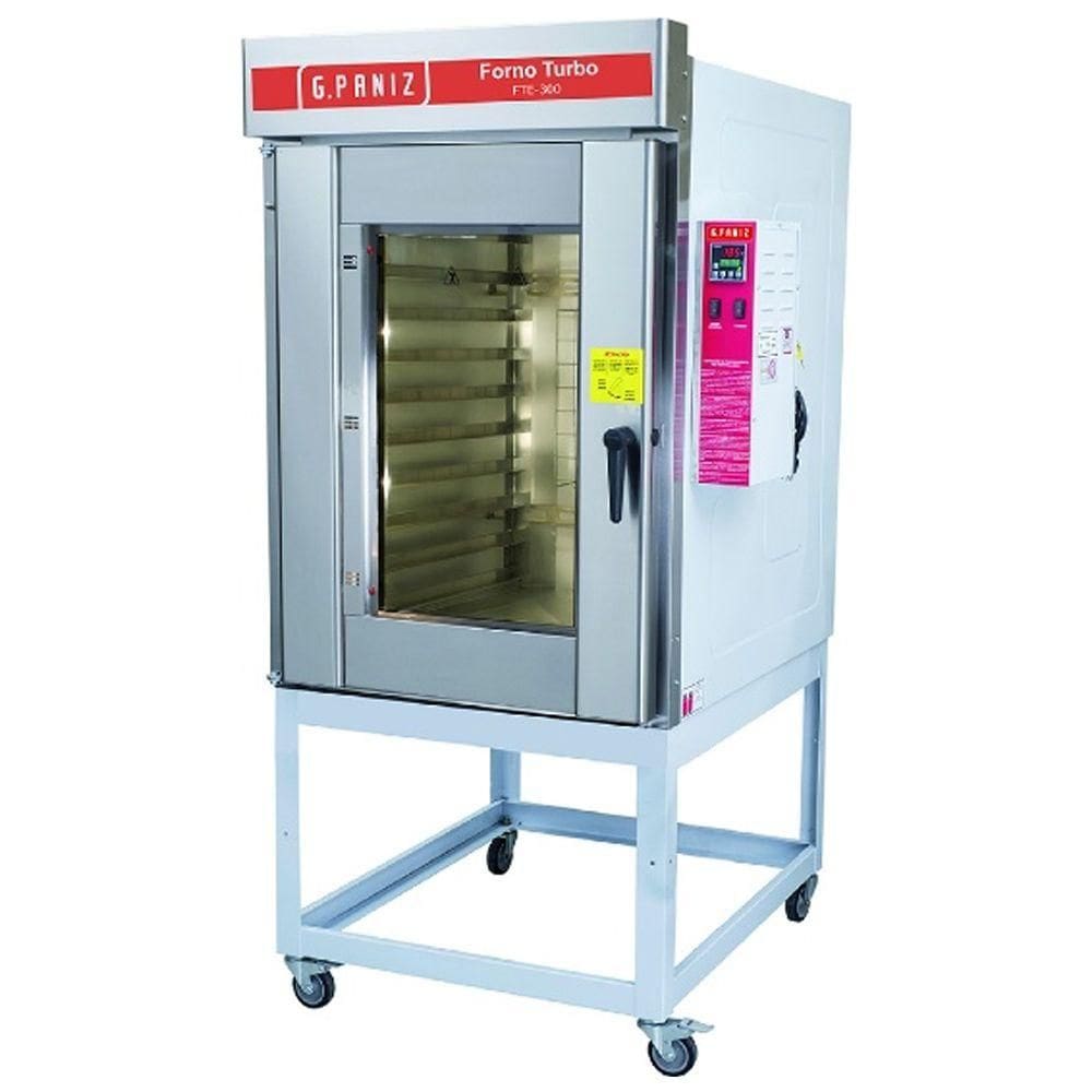 Forno Turbo Elétrico Gpaniz 10 Esteiras Fte300 380v Trifásico