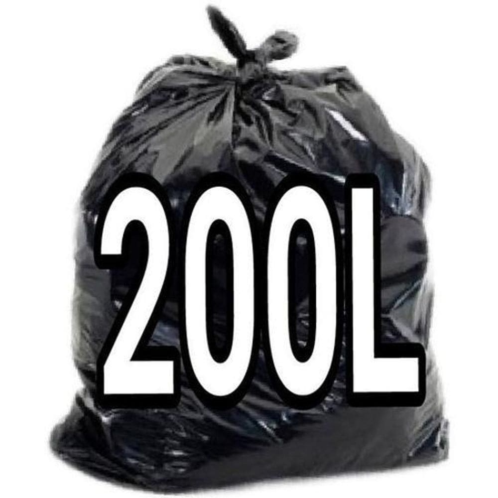 Saco De Lixo 200 Litros Intermediario 100 Unidades