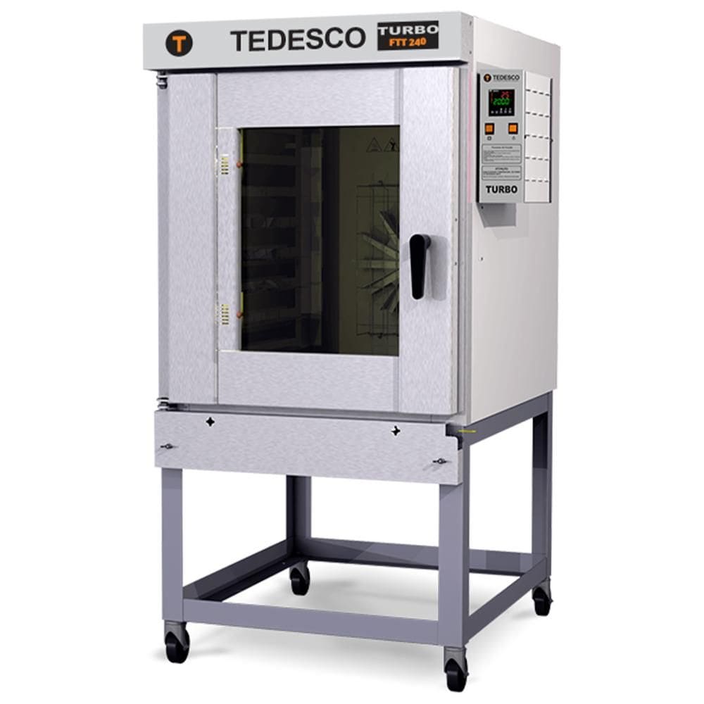 Forno Turbo A Gás Tedesco 8 Esteiras Bivolt FTT-240G